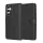 Techsuit - Leather Folio kinyitható tok - Samsung Galaxy A55 5G - Fekete