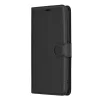 Techsuit - Leather Folio kinyitható tok - Samsung Galaxy A55 5G - Fekete