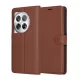 Techsuit - Leather Folio kinyitható tok - OnePlus 12 - Barna