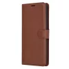 Techsuit - Leather Folio kinyitható tok - OnePlus 12 - Barna