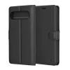 Techsuit - Leather Folio kinyitható tok - Google Pixel 9 Pro XL - Fekete