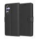 Techsuit - Leather Folio kinyitható tok - Samsung Galaxy A54 - Fekete