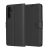 Techsuit - Leather Folio kinyitható tok - Samsung Galaxy A54 - Fekete