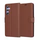 Techsuit - Leather Folio kinyitható tok - Samsung Galaxy A54 - Barna
