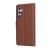 Techsuit - Leather Folio kinyitható tok - Samsung Galaxy A54 - Barna