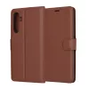 Techsuit - Leather Folio kinyitható tok - Samsung Galaxy A54 - Barna