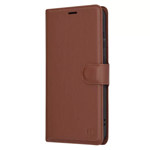 Techsuit - Leather Folio - Samsung Galaxy S23 FE - Brown
