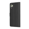 Techsuit - Leather Folio kinyitható tok - Samsung Galaxy A05 - Fekete