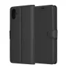 Techsuit - Leather Folio kinyitható tok - Samsung Galaxy A05 - Fekete