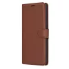 Techsuit - Leather Folio kinyitható tok - Samsung Galaxy A05 - Barna