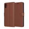 Techsuit - Leather Folio kinyitható tok - Samsung Galaxy A05 - Barna
