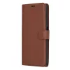 Techsuit - Leather Folio kinyitható tok - Samsung Galaxy A05s - Barna