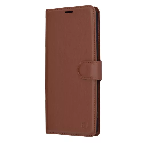 Techsuit - Leather Folio kinyitható tok - OnePlus 12R - Barna