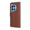 Techsuit - Leather Folio kinyitható tok - OnePlus 12R - Barna