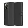 Techsuit - Leather Folio kinyitható tok - Realme C67 4G - Fekete
