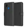 Techsuit - Leather Folio kinyitható tok - Xiaomi Redmi 9C / Redmi 9C NFC - Fekete