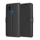 Techsuit - Leather Folio kinyitható tok - Xiaomi Redmi 9C / Redmi 9C NFC - Fekete