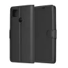 Techsuit - Leather Folio kinyitható tok - Xiaomi Redmi 9C / Redmi 9C NFC - Fekete