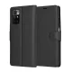 Techsuit - Leather Folio kinyitható tok - Xiaomi Redmi 10 / Redmi 10 2022 - Fekete