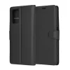Techsuit - Leather Folio kinyitható tok - Xiaomi Redmi 10 / Redmi 10 2022 - Fekete