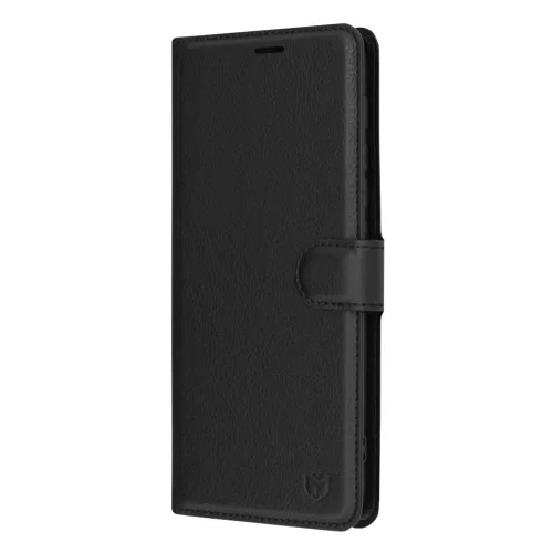 Techsuit - Leather Folio kinyitható tok - Motorola Moto G10 / Moto G20 / Moto G30 - Fekete