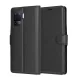 Techsuit - Leather Folio kinyitható tok - Oppo Reno5 Lite / Oppo A94 4G - Fekete