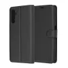 Techsuit - Leather Folio kinyitható tok - Samsung Galaxy A14 4G / A14 5G - Fekete