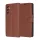 Techsuit - Leather Folio kinyitható tok - Samsung Galaxy A14 4G / A14 5G - Barna
