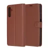 Techsuit - Leather Folio kinyitható tok - Samsung Galaxy A14 4G / A14 5G - Barna