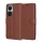 Techsuit - Leather Folio kinyitható tok - Oppo Reno10 / Reno10 Pro - Barna