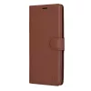 Techsuit - Leather Folio kinyitható tok - Oppo Reno10 / Reno10 Pro - Barna
