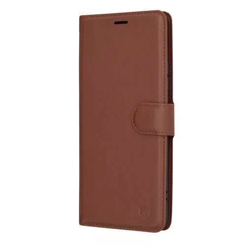 Techsuit - Leather Folio kinyitható tok - Oppo Reno10 / Reno10 Pro - Barna