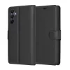 Techsuit - Leather Folio kinyitható tok - Samsung Galaxy A15 4G / A15 5G - Fekete