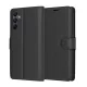 Techsuit - Leather Folio kinyitható tok - Samsung Galaxy A15 4G / A15 5G - Fekete