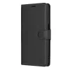 Techsuit - Leather Folio kinyitható tok - Samsung Galaxy A15 4G / A15 5G - Fekete