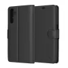 Techsuit - Leather Folio kinyitható tok - Samsung Galaxy A15 4G / A15 5G - Fekete