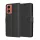 Techsuit - Leather Folio kinyitható tok - Motorola Moto G04 / Moto G04s / Moto G24 / Moto E14 - Fekete