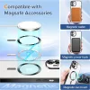 Techsuit - Luxury Crystal MagSafe tok - iPhone 12 - Fekete átlátszó