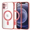 Techsuit - Luxury Crystal MagSafe tok - iPhone 12 - Piros átlátszó
