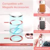 Techsuit - Luxury Crystal MagSafe tok - iPhone 12 - Piros átlátszó