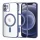 Techsuit - Luxury Crystal MagSafe tok - iPhone 12 - Kék átlátszó