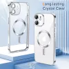 Techsuit - Luxury Crystal MagSafe tok - iPhone 12 - Ezüst átlátszó