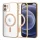 Techsuit - Luxury Crystal MagSafe tok - iPhone 12 - Arany átlátszó