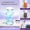 Techsuit - Luxury Crystal MagSafe tok - iPhone 12 - Lila átlátszó
