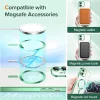 Techsuit - Luxury Crystal MagSafe tok - iPhone 12 - Zöld átlátszó