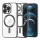 Techsuit - Luxury Crystal MagSafe tok - iPhone 12 Pro Max - Fekete átlátszó