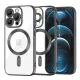 Techsuit - Luxury Crystal MagSafe tok - iPhone 12 Pro Max - Fekete átlátszó