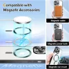 Techsuit - Luxury Crystal MagSafe tok - iPhone 12 Pro Max - Fekete átlátszó