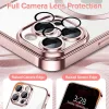 Techsuit - Luxury Crystal MagSafe tok - iPhone 12 Pro Max - Rózsaszín átlátszó