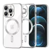 Techsuit - Luxury Crystal MagSafe tok - iPhone 12 Pro Max - Ezüst átlátszó